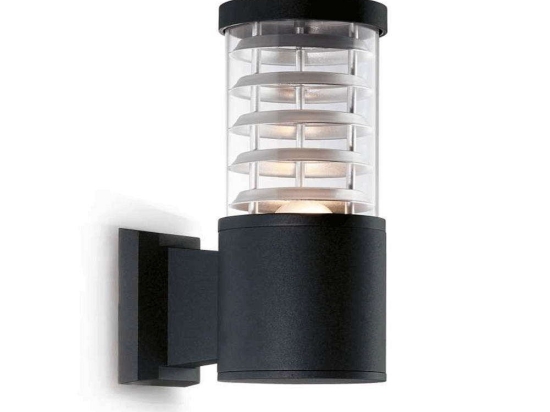 Φωτιστικό Τοίχου - Απλίκα Tronco 004716 11x18x25cm 1xE27 42W Black Ideal Lux