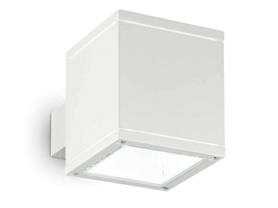 Φωτιστικό Τοίχου-Απλίκα Snif Square 144276 9x10x14cm 1xG9 40W IP44 White Ideal Lux