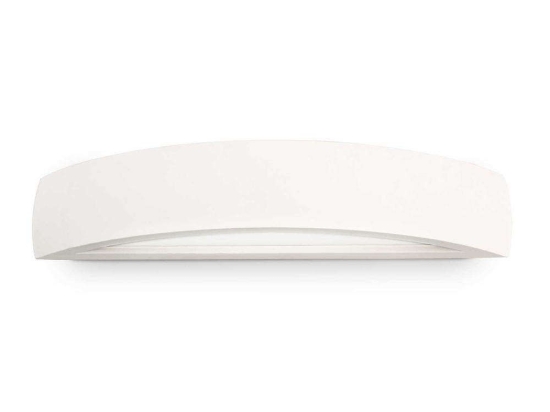 Φωτιστικό Τοίχου-Απλίκα Soda 105727 51x9x12,5cm 2xE14 40W White Ideal Lux