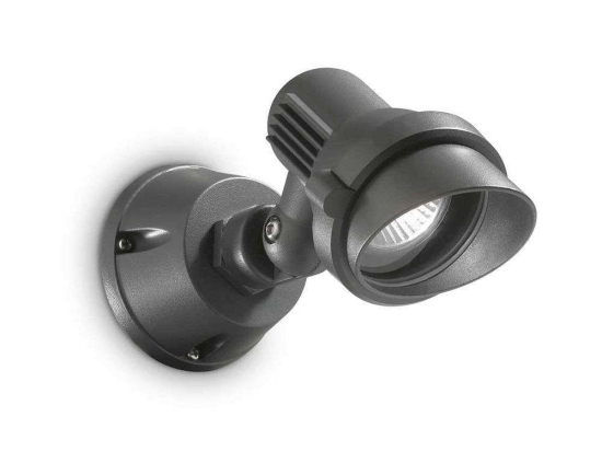 Φωτιστικό Τοίχου-Απλίκα Terra 046181 10x25x25cm 1xGU10 35W IP65 Anthracite Ideal Lux