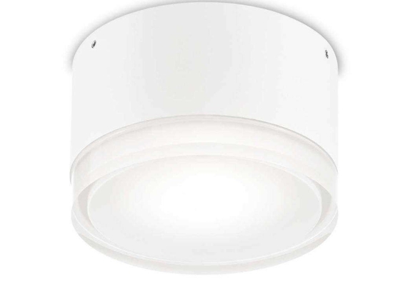 Πλαφονιέρα Urano 168111 12x7,5cm 1xGX53 15W IP44 White Ideal Lux