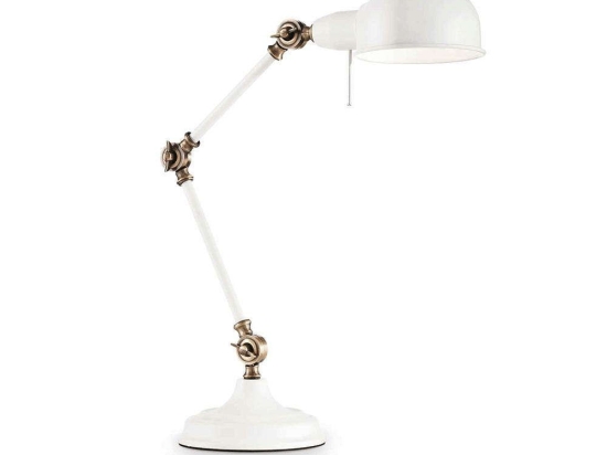Φωτιστικό Επιτραπέζιο Truman 145198 17,5x40cm 1xE27 60W White Ideal Lux
