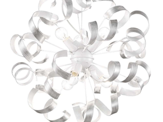 Φωτιστικό Οροφής Vortex 101613 53x65/115cm 6xE14 40W Silver Ideal Lux