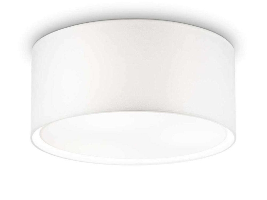 Φωτιστικό Οροφής-Πλαφονιέρα Wheel 036014 50,5x22cm 3xE27 60W White Ideal Lux