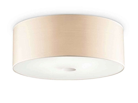 Φωτιστικό Οροφής-Πλαφονιέρα Woody 090863 60x20cm 5xE27 60W Beige Ideal Lux