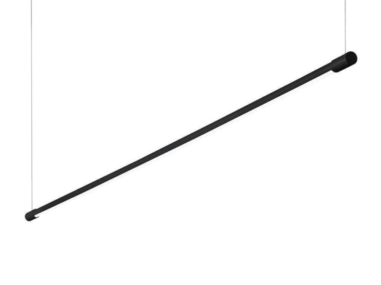 Φωτιστικό Οροφής-Ράγα Yoko 258928 146x17/212x2cm LED 17W 3000K Black Ideal Lux