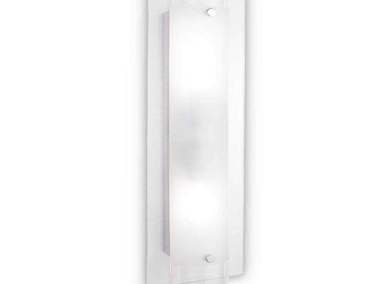Φωτιστικό Τοίχου-Απλίκα Tudor 051857 40x12x8,5cm 2xE14 40W Clear Ideal Lux
