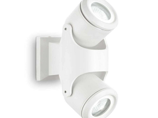 Φωτιστικό Τοίχου-Απλίκα Xeno 129495 9x14/16x24cm 2xGU10 28W IP44 White Ideal Lux