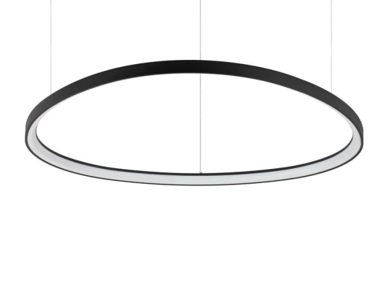 Φωτιστικό Οροφής Κρεμαστό Gemini 307695 105x205cm LED 80W 3000K 1000Lm Black Ideal Lux