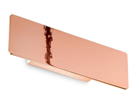 Φωτιστικό Τοίχου - Απλίκα Zig Zag 282169 29x9cm LED 12,5W 3000K 1450Lm Copper Ideal Lux