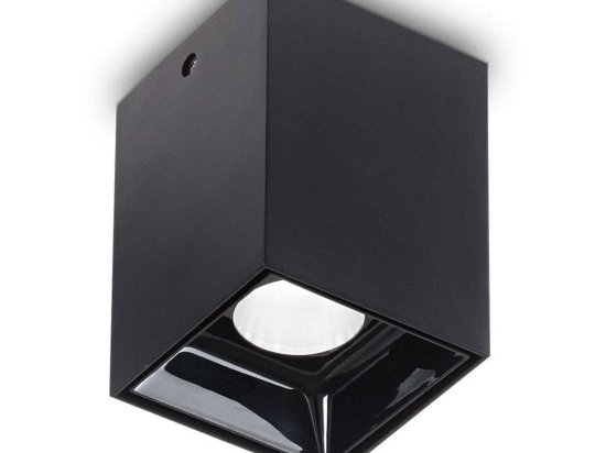 Φωτιστικό Οροφής - Spot Nitro Square 206042 5,5x9cm LED 10W 3000K 1100Lm Black Ideal Lux