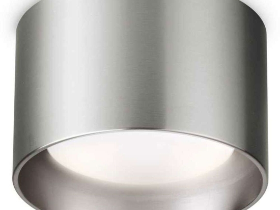 Φωτιστικό Οροφής - Σποτ Spike Round 314303 Φ10x6,5cm 1xGX53 15W Nickel Ideal Lux