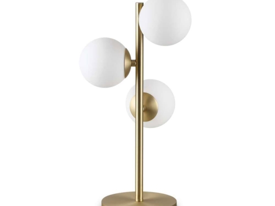 Επιτραπέζιο Φωτιστικό Perlage 292472 24x43cm 3xG9 15W Brass Ideal Lux