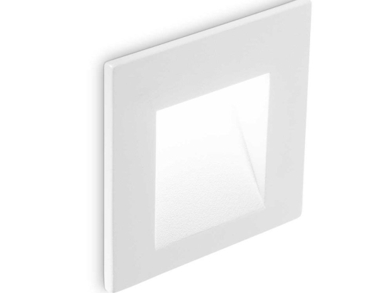 Φωτιστικό Τοίχου Χωνευτό Bit 269023 6,5x7cm LED 2W White Ideal Lux