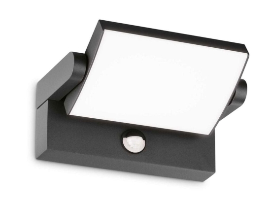 Φωτιστικό Τοίχου Με Αισθητήρα Swipe 287713 21,2x16,5x10cm Led 2000lm 21W 3000K Anthracite Ideal Lux