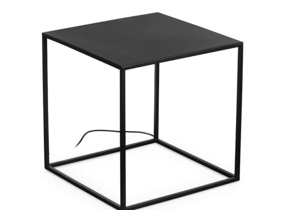Φωτιστικό Δαπέδου Ipotesi 300658 50x50cm LED 16W 3000K 1800Lm Black Ideal Lux
