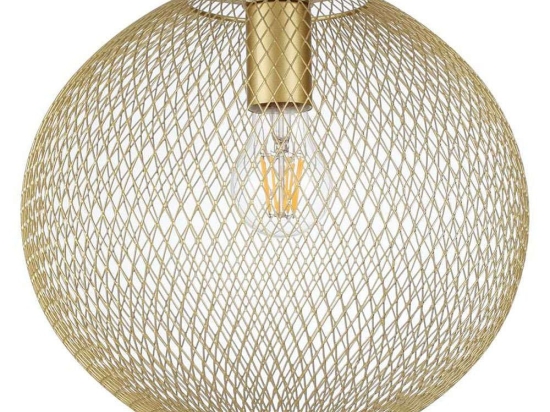 Φωτιστικό Οροφής Net 313771 Φ29,5x53,5/233,5cm 1xE27 42W Gold Ideal Lux