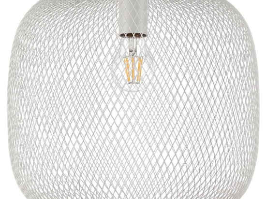 Φωτιστικό Οροφής Net 328133 Φ34x55,5/235,5cm 1xE27 42W White Ideal Lux