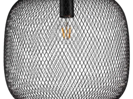 Φωτιστικό Οροφής Net 328126 Φ34x55,5/235,5cm 1xE27 42W Black Ideal Lux