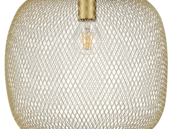 Φωτιστικό Οροφής Net 317281 Φ34x55,5/235,5cm 1xE27 42W Gold Ideal Lux