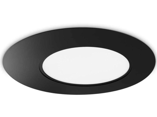 Φωτιστικό Οροφής - Πλαφονιέρα Iride 312507 Φ60x4,5cm Led 1850lm 22W 3000K Black Ideal Lux