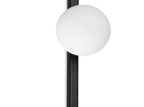 Φωτιστικό Τοίχου - Απλίκα Binomio 310664 33,3x15x12cm 1xG9 4W Black-White Ideal Lux