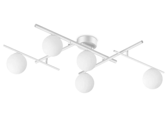 Φωτιστικό Οροφής - Πλαφονιέρα Atlas 328225 62x26,5cm 5xG9 4W White Ideal Lux
