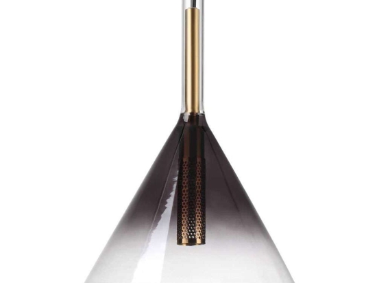 Φωτιστικό Οροφής Empire Cono 309798 Φ20x50cm 1xG9 28W Gold-Grey Ideal Lux