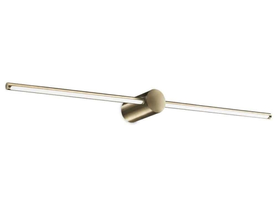 Φωτιστικό Τοίχου Filo 327792 75x11x5,5cm Led 1450lm 12,5W 3000K Brass Ideal Lux