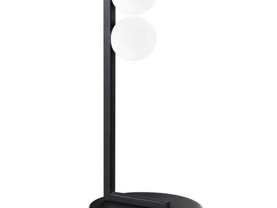 Φωτιστικό Επιτραπέζιο Ping Pong 313320 15x15x35cm Led 500lm 6W 3000K Black Ideal Lux