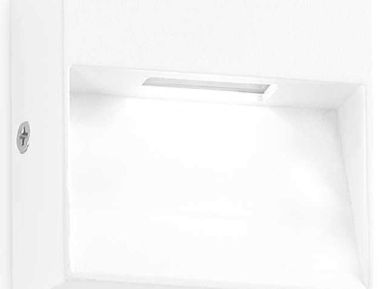 Φωτιστικό Τοίχου - Απλίκα Dedra 328638 10x3x10cm Led 160lm 1,5W 3000K White Ideal Lux