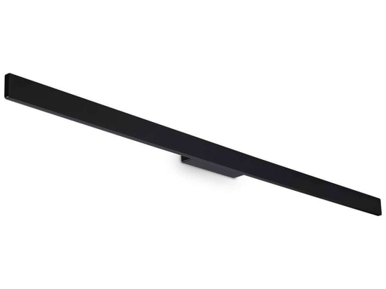 Φωτιστικό Τοίχου - Απλίκα Linea 328607 144x5x5cm Led 2600lm 23W 3000K Black Ideal Lux