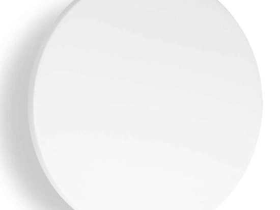 Φωτιστικό Τοίχου - Απλίκα Punto 328522 Φ24x5cm Led 1400lm 12W 3000K White Ideal Lux