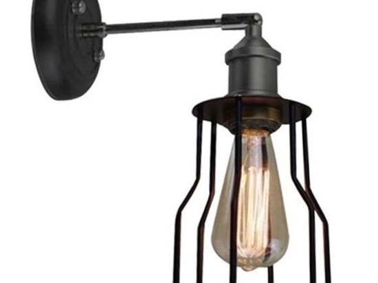 Φωτιστικό Τοίχου - Απλίκα Sotis KS1342W151BK 1ΧE27 Μεταλλική Black Aca
