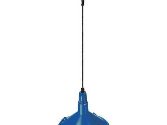 Φωτιστικό Οροφής Καμπάνα B020DL Φ250 Ε27 MAX 26W Blue Aca Μέταλλο,Γυαλί