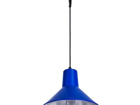 Φωτιστικό Οροφής Καμπάνα B027DL Φ310 Ε27 MAX 36W Blue Aca Μέταλλο,Γυαλί