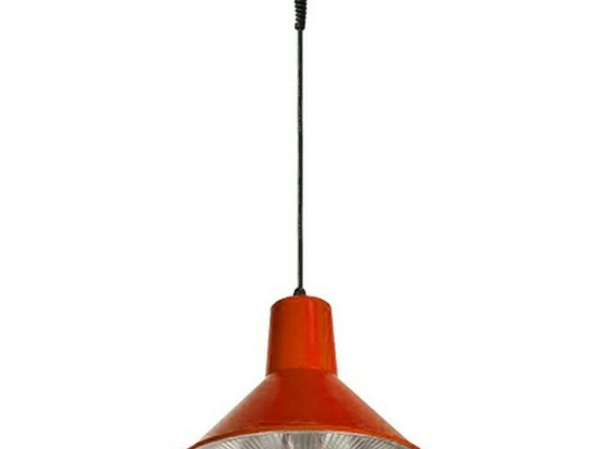 Φωτιστικό Οροφής Καμπάνα R027DL Φ310 Ε27 MAX 36W Red Aca Μέταλλο,Γυαλί