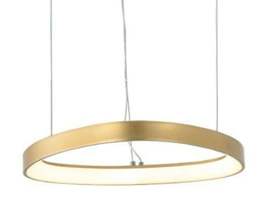 Φωτιστικό Οροφής Harmony BR97LEDP40GD 36W Led Φ42cm 120cm Gold Aca Αλουμίνιο