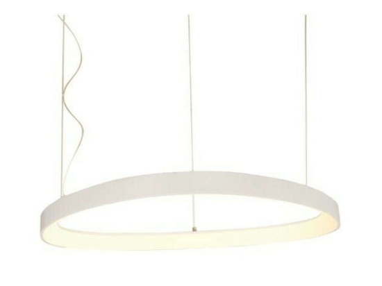 Φωτιστικό Οροφής Harmony BR97LEDP60WH 54W Led Φ60cm 120cm White Aca Αλουμίνιο