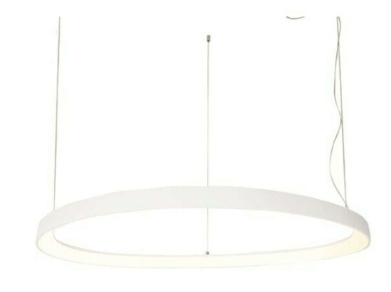 Φωτιστικό Οροφής Harmony BR97LEDP80WH 74W Led Φ80cm 120cm White Aca Αλουμίνιο