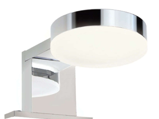 Φωτιστικό Τοίχου - Απλίκα Μπάνιου Lustro PN73LEDW8CH 5W Led 8x14,5x6,5cm Chrome Aca Μέταλλο