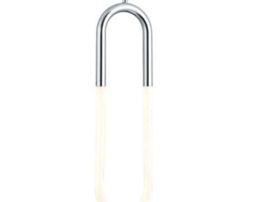 Φωτιστικό Οροφής Venus ZM32LEDP15CH 8W Led 15x2,3x230cm Chrome Aca Μέταλλο