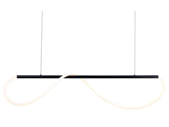 Φωτιστικό Οροφής - Ράγα Kyma ZM36LEDP120BK 36W Led 120x6x215cm Black Aca Μέταλλο