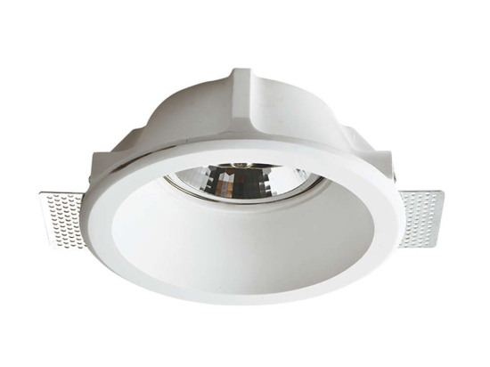 Φωτιστικό Οροφής - Σποτ Χωνευτό Trimless Abby G90151C Στρογγυλό Ar111 GU10 White Aca