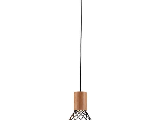 Φωτιστικό Οροφής Tornade OD95311PB 1xGU10 Φ20cm 120cm Black Aca