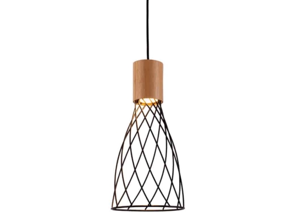 Φωτιστικό Οροφής Tornade OD9532PB 1xGU10 Φ18cm 120cm Black Aca