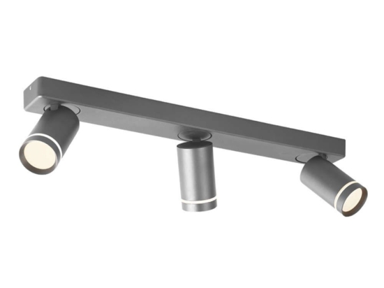 Φωτιστικό Οροφής - Σποτ Divino RA3633SGY 3xGU10 54x7x13,5cm Grey Aca
