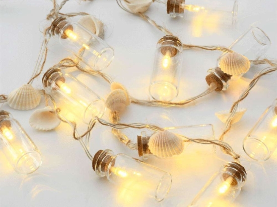 Χριστουγεννιάτικα Λαμπάκια Σειρά 10 Led F04101102 135+30cm Με Μπαταρία Clear Aca