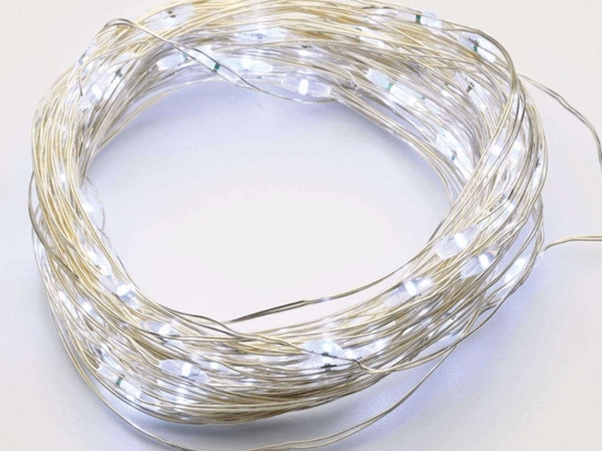 Χριστουγεννιάτικα Λαμπάκια Σειρά Led X01100212 10m+3m Με 8 Προγράμματα White Aca