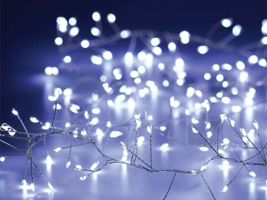 Χριστουγεννιάτικα Λαμπάκια Σειρά 50 Led X01502117 2,5m+30cm Με Μπαταρία 3W White-Silver Aca